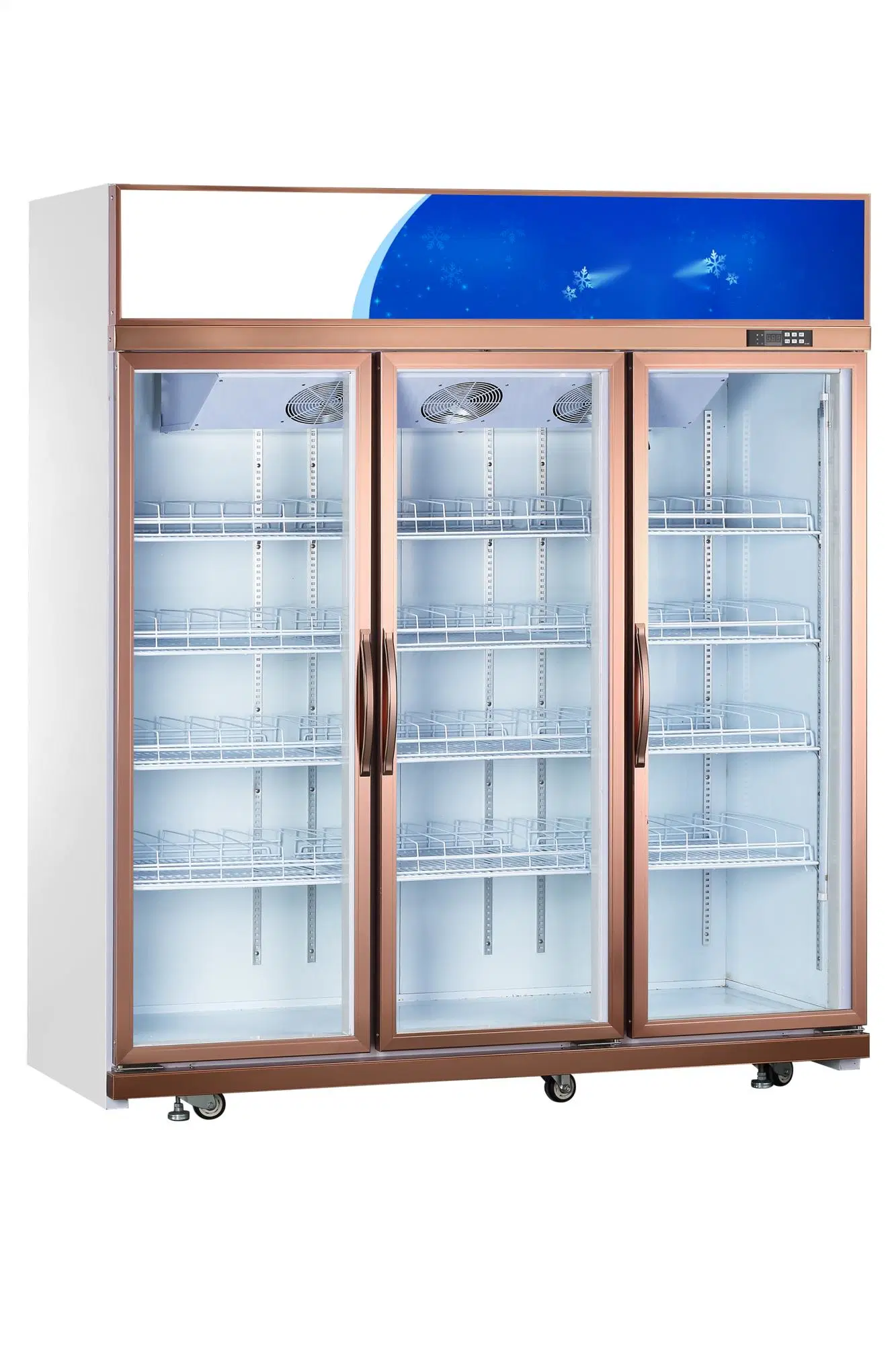 CE Bebidas Expositor refrigerador con puerta de vidrio pantalla bebida fría comercial nevera Refrigerador de botellas de cerveza