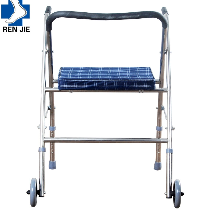 Walker con Seatwalker Directrollator de fábrica con Asiento y Asiento Footrestwalker