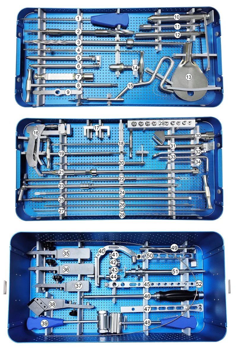 Medical Surgical Orthopedic Equipment Pfna Gamma Intramedullary Nail Instrument Set Tools Kit
