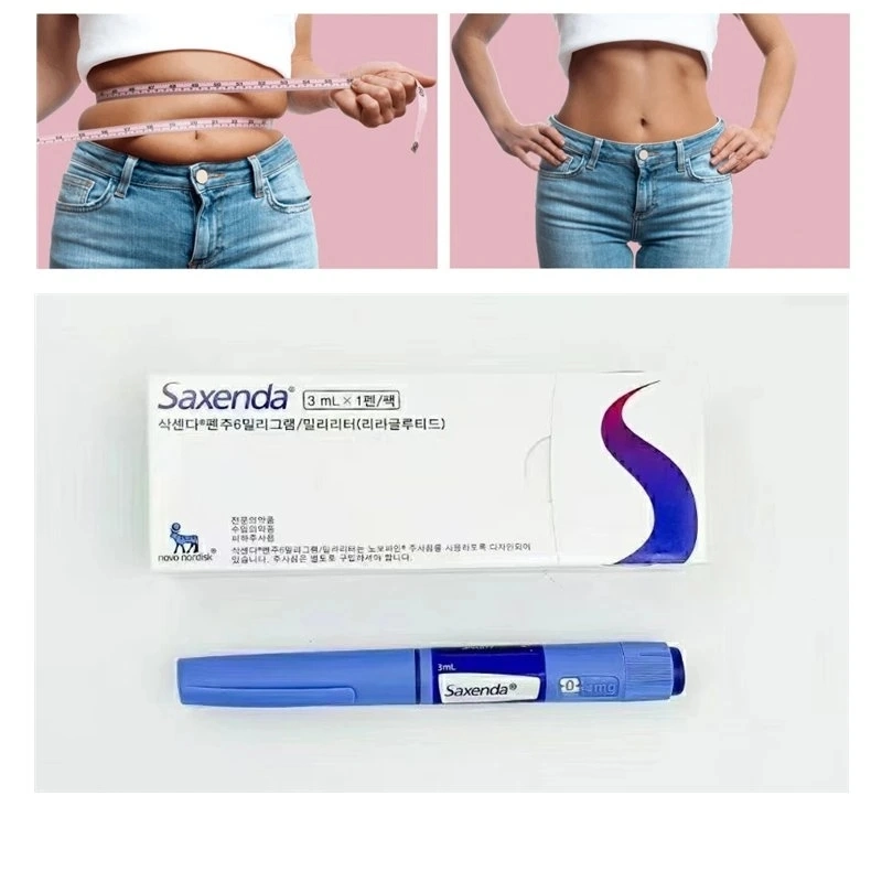 Aprobado por la FDA, Seguro y eficaz Saxend GLP-1 Liraglutide 6 mg/ml solución lápiz de inyección para el tratamiento de la diabetes pérdida de peso corporal Slimming Aqualyx