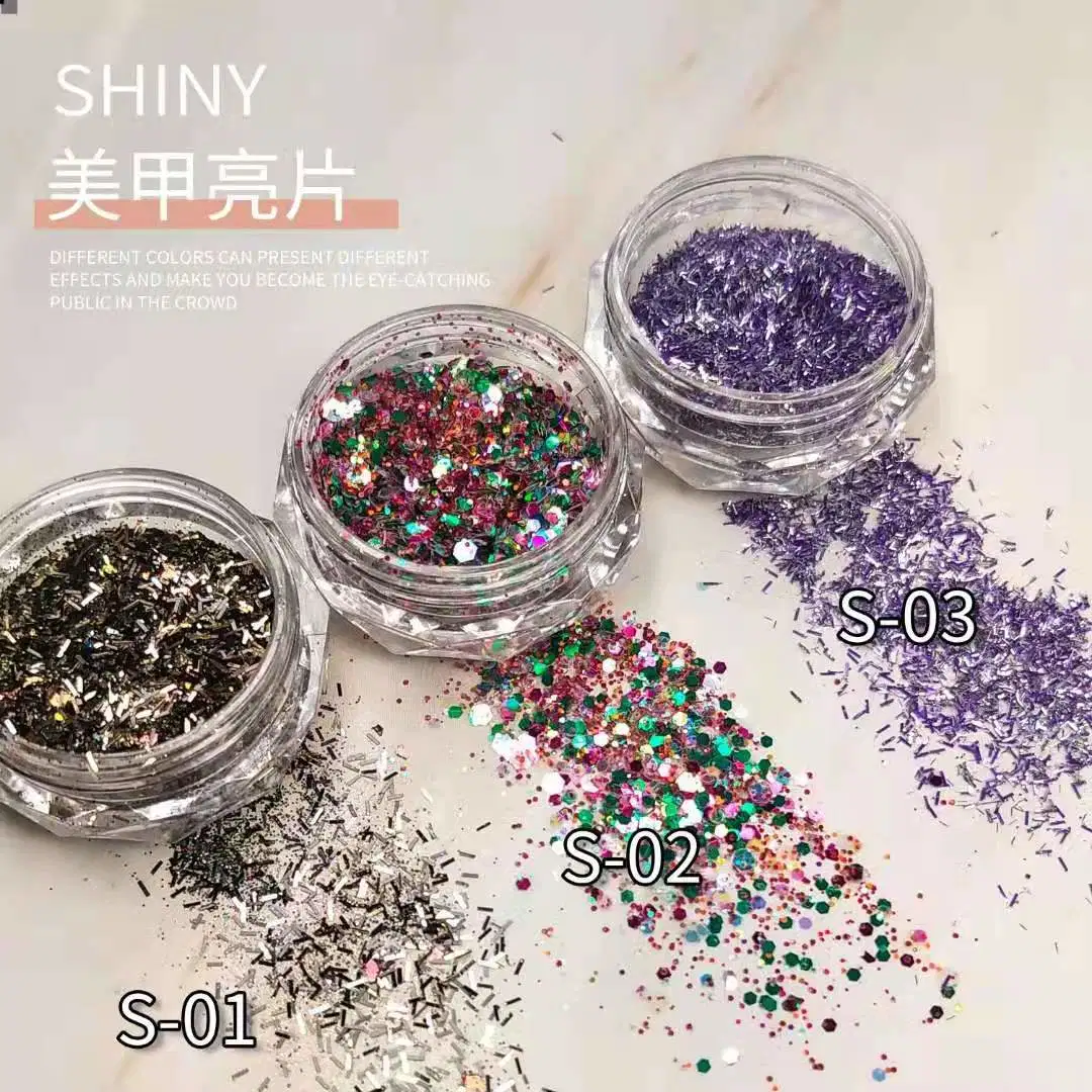 Hot Sale muitas cores Custom Size Mix Chameleon Multi glitter