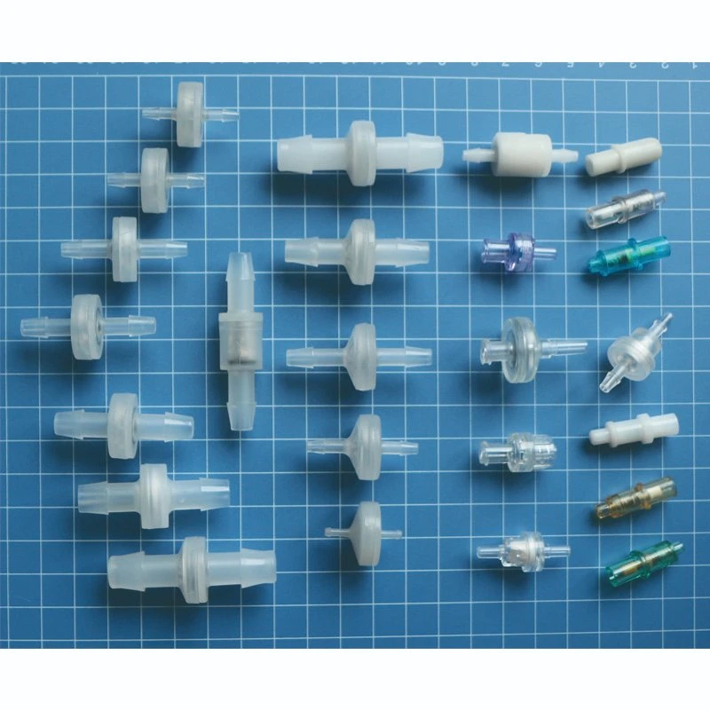 PP/Viton 3/32" to 3/8" Hose Barb Plastic One Way Non Return Diaphragm Check Valves for Low Pressure Equipment