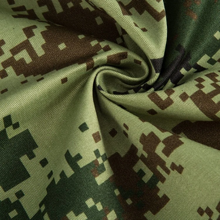 Textile Stock Ready Goods Tc Military Camouflage Fabric Army Uniform