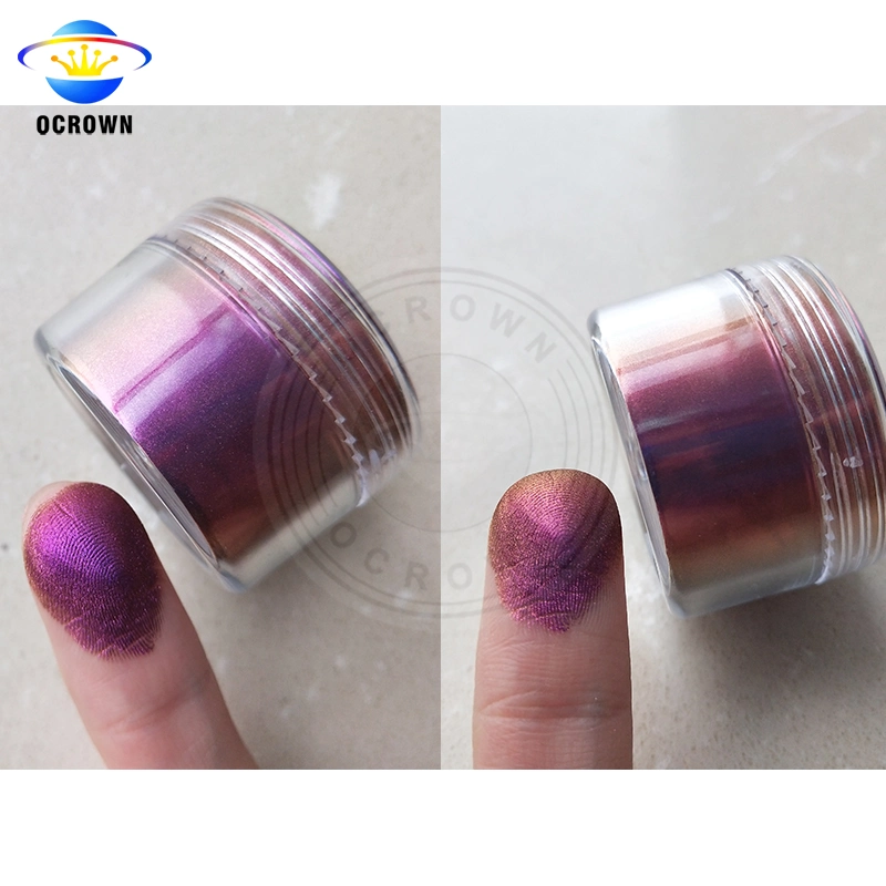 Chameleon Effect Eyeshadow Pigment Powder Cosmetic Color Shift Pearl Powder for Makeup