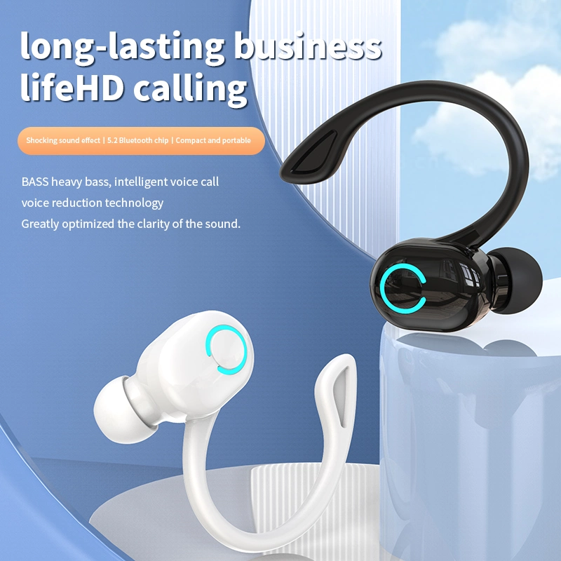 New S10 Bluetooth Headset Wireless Single-Ear Hanging Ear in-Ear Business Headset Sports Running Cross-Border Wholesale/Supplier