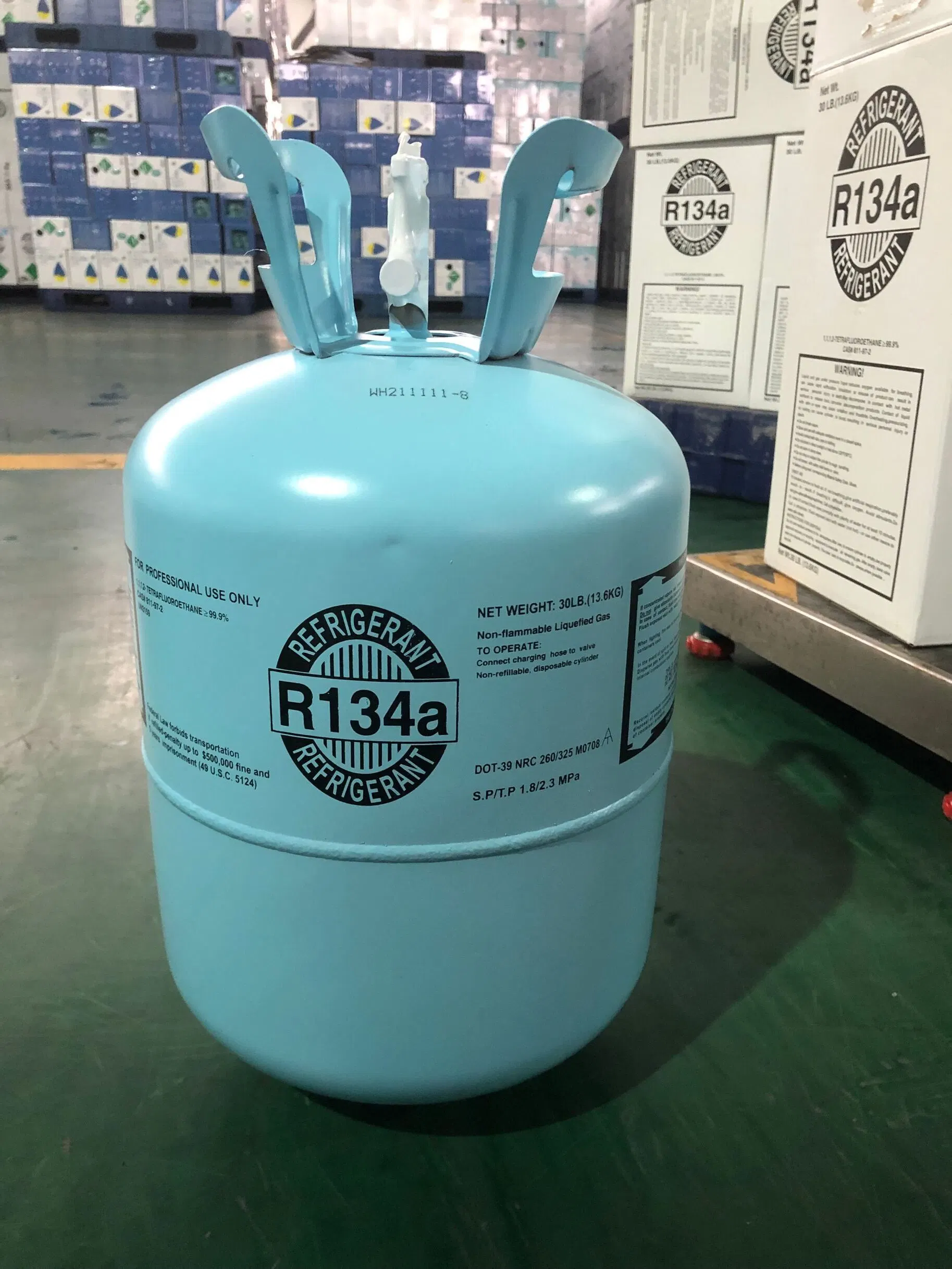 Good Quality 99.93% Purity Disposable Cylinder Refrigeration R410 R134A Refrigerant Gas with Factory Price