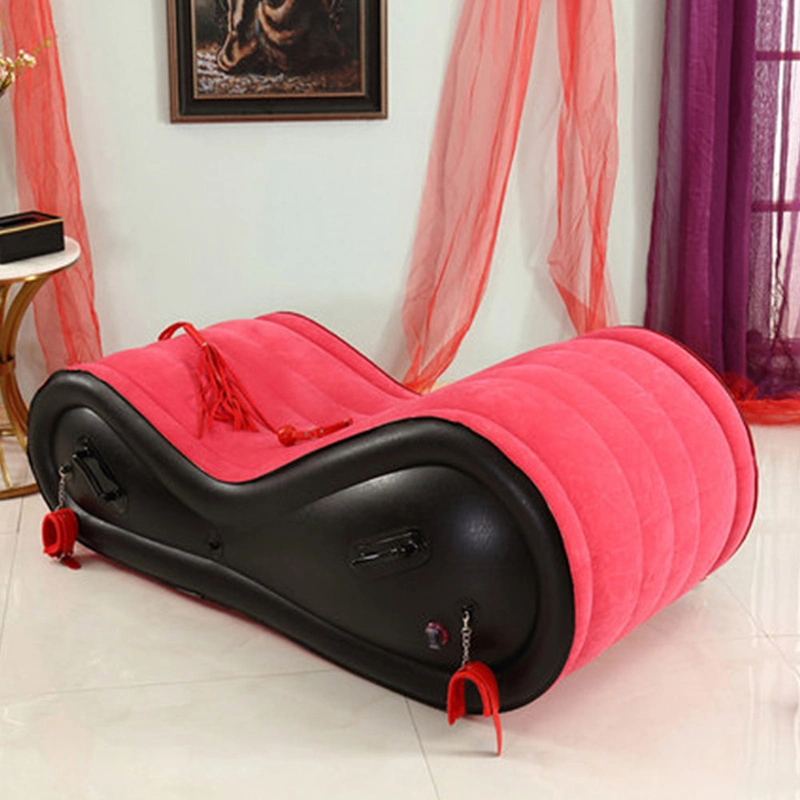 Sofá inflable mobiliario bdsm sexo para parejas en la posición de Amor de la servidumbre sexual cojín manguitos sillas muebles Sofa juguete sexual