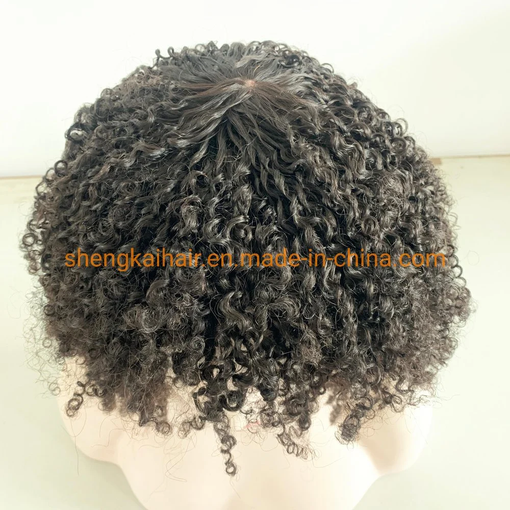 Wholesale Afro Hair Lace Front Curly Natural Human Hair Women Wigs