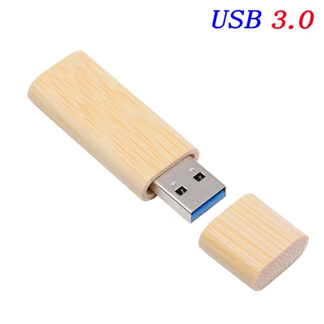 Unidade flash USB 3.0 de 32 GB Unidade personalizada USB de Memori USB em madeira Flash com caixa