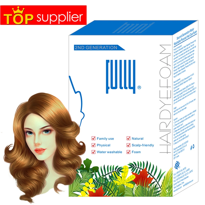 Factory Wholesale/Suppliers New Permanent Natural Black Hair Colour Fully Physical Hair Dye