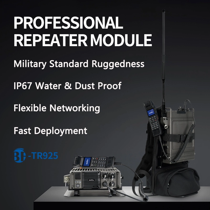 Belfone Bf-Tr925 обеспечивают местные Dmr или Аналоговый портативный радиоприемник на месте соединения с IP67 воды и пыли