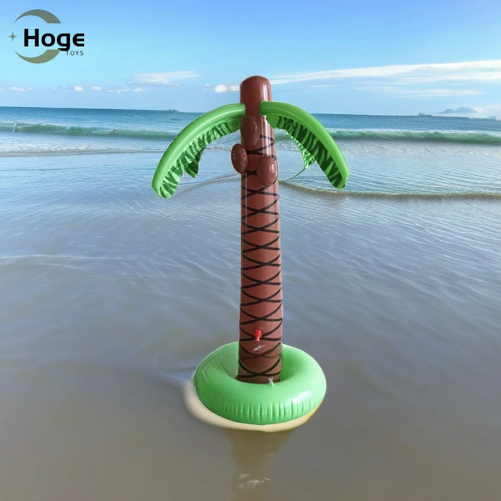 Custom PVC Inflatable Coconut Tree That Sprays Water for Kids