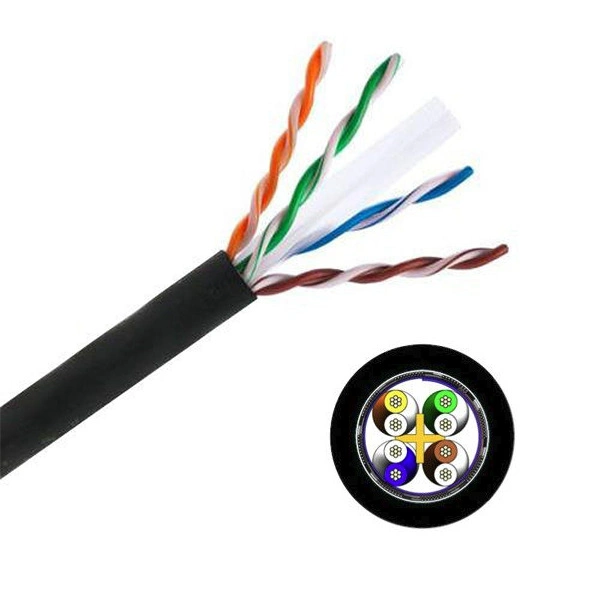 High quality/High cost performance  Waterproof CAT6 UTP Outdoor LAN Cable for Direct Burial