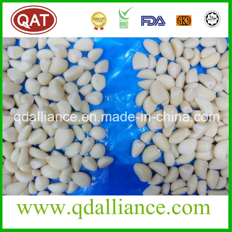 IQF Frozen Peeled Garlic Cloves Whole Garlic Kernels IQF Garlic Cloves with Brc Certificate