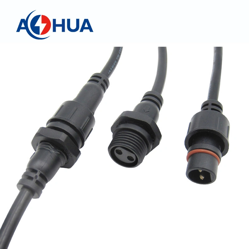 M16 Potencia impermeable Tipo de panel circular de 2 a 6 pines Conector macho hembra de cable eléctrico