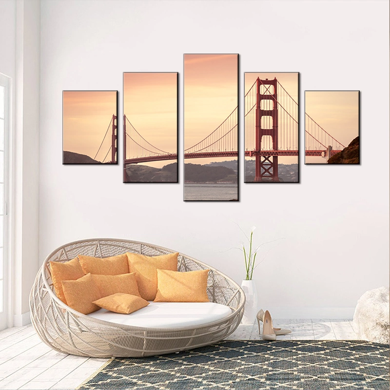 Modularer Rahmen Wohnzimmer Leinwand HD-Druck Gemälde Bilder