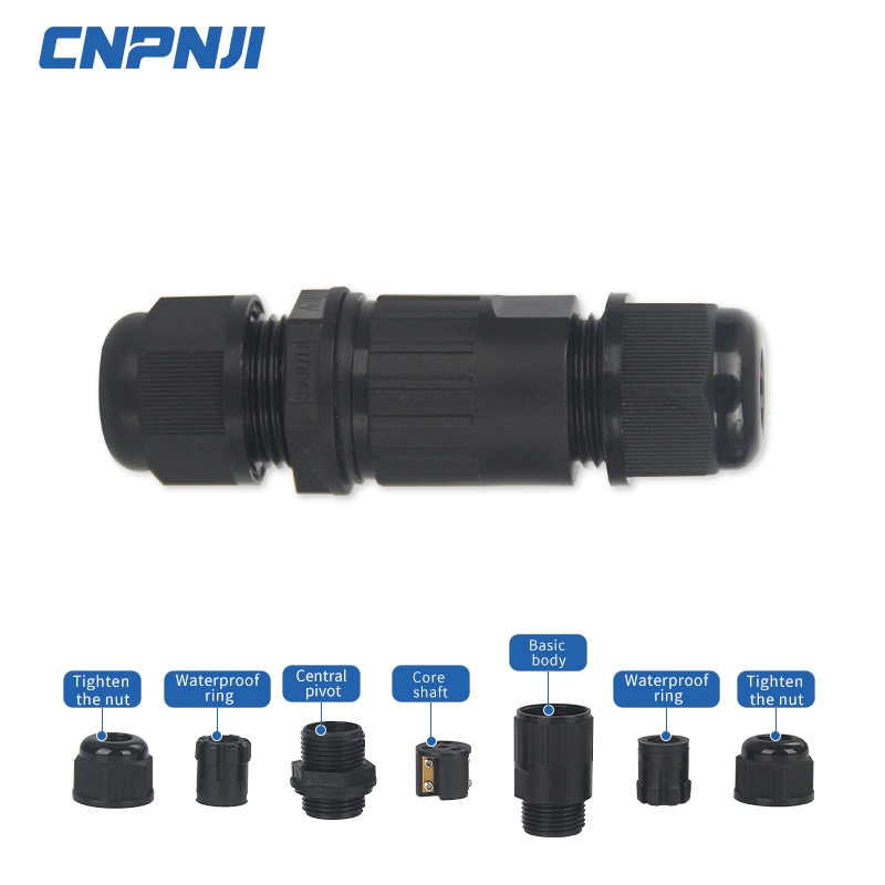 Weatherproof EPDM Rubber Sealing Insert PA66 Two Side Nylon Cable Gland Connectors Electrical Accessories IP68