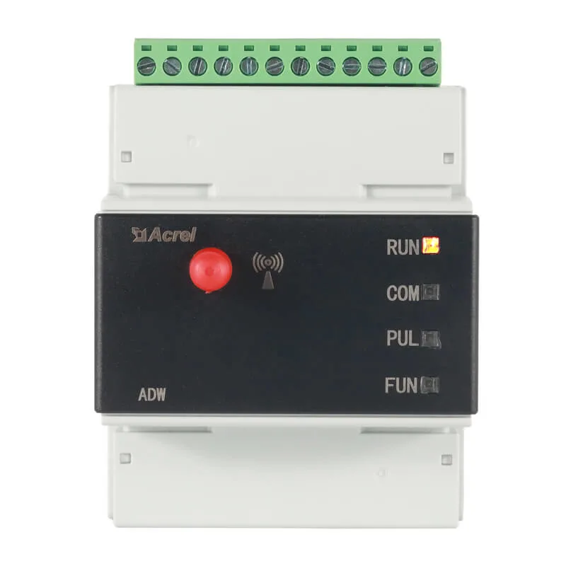 Acrel Adw220 Lora 4channel Three-Phase Multi-Circuit Energy Power Electricity Meter with Split Core Current Transformer Temperature Leakage Current Monitoring