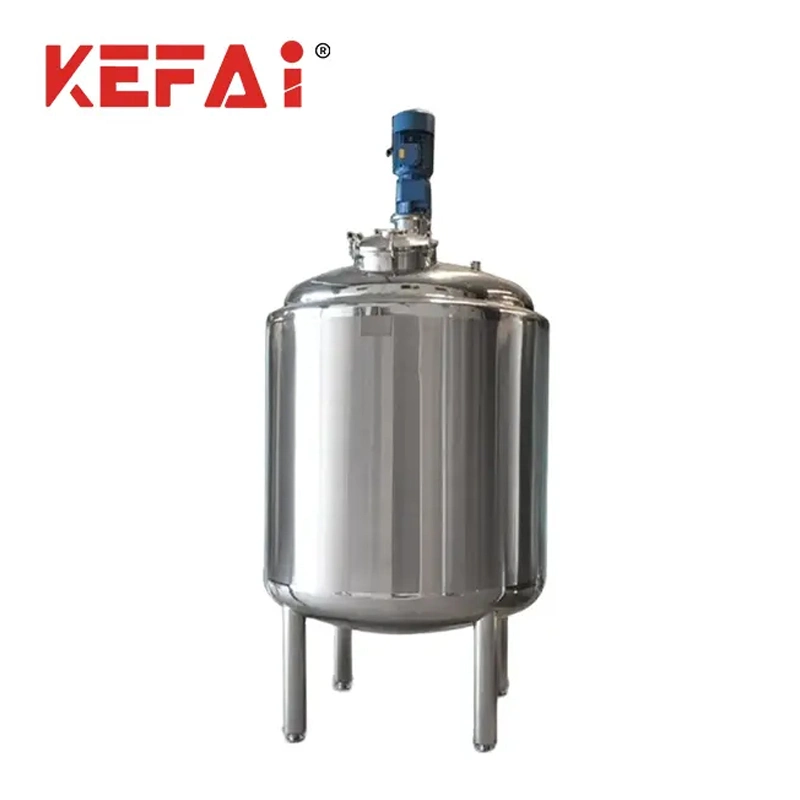 Kefai Stainless Steel 300L Shampoo Detergent Agitator Heating Mixing Tank