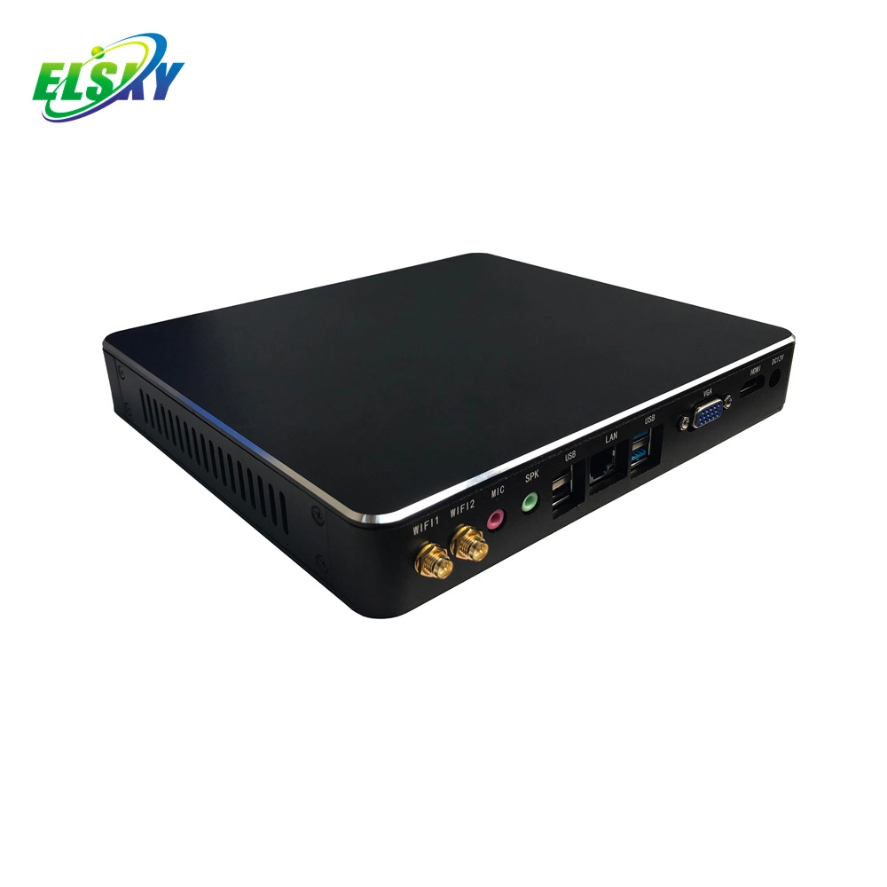 Elsky Mini PC with Processor Haswell 4th Gen Core I3-4005u RJ45 LAN or Dual LAN 1*Msata 2*SATA 3.0 COM RS232 HD4005