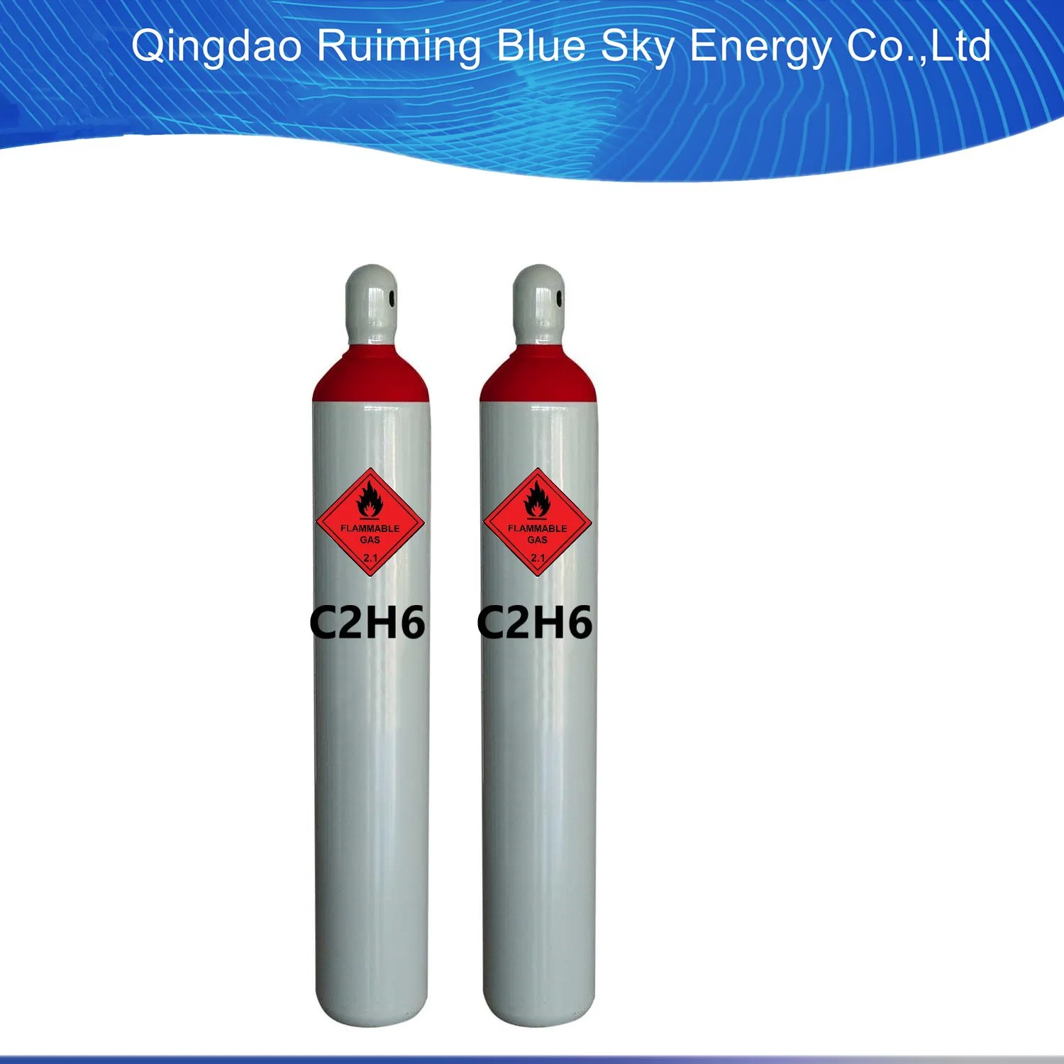 Manufacturer Industrial Gas High Purity 99.5% Ethane C2h6 Gas in China