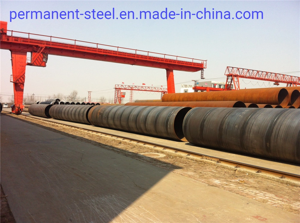 China Supplier Factory API 5L Gr. B X60 Carbon Steel SSAW Oil and Gas Pipeline with 3PE Painted