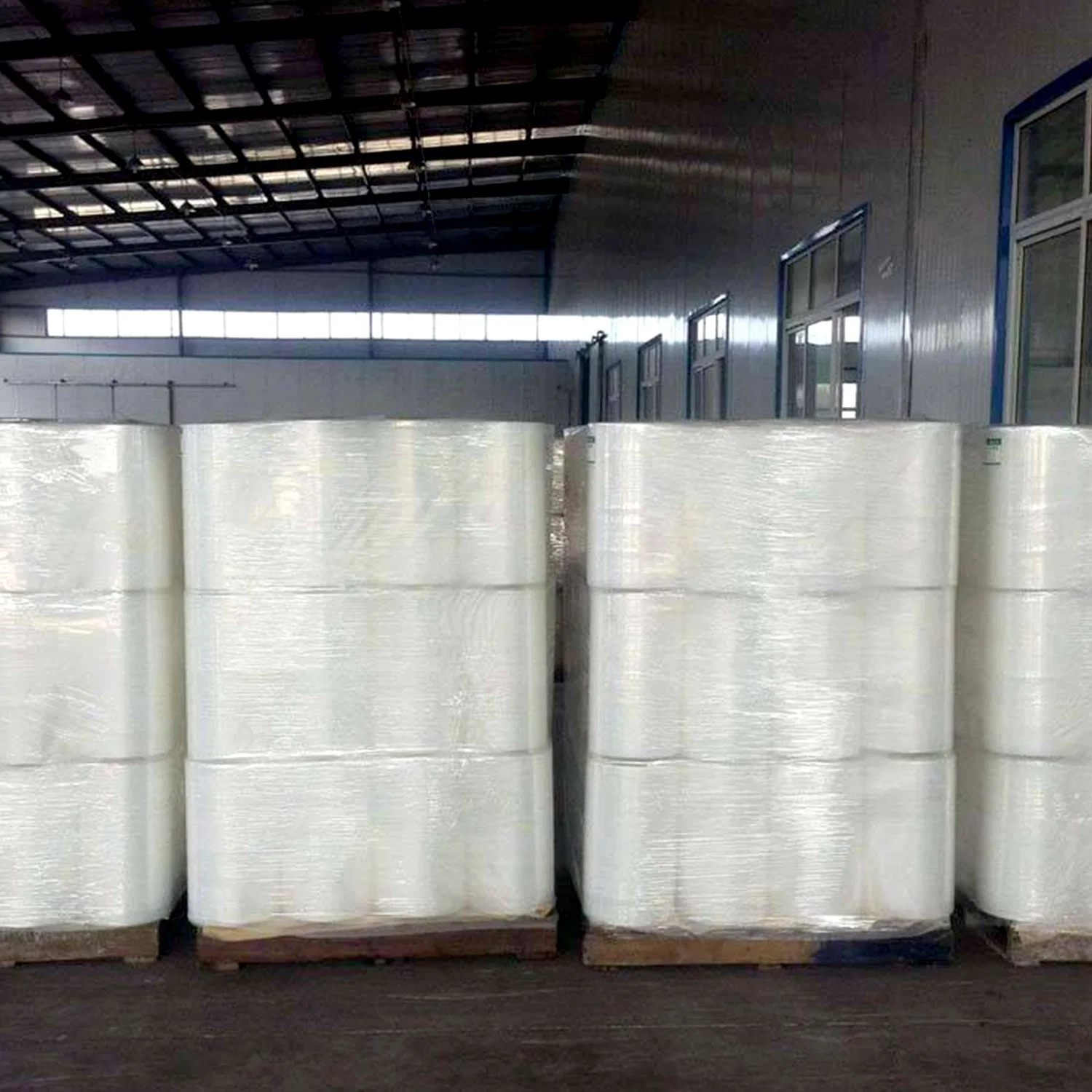 25 Years Factory Machine Wrap LLDPE Casting Stretch Film Jumbo Roll Shrink Wrap Film for Packing