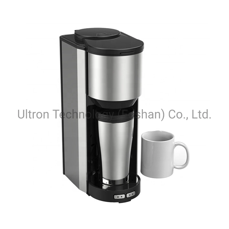 Halbautomatische 5-6 Tasse Espresso Kaffeemaschine 2 in 1 Kaffeemaschine und Kaffeemühle