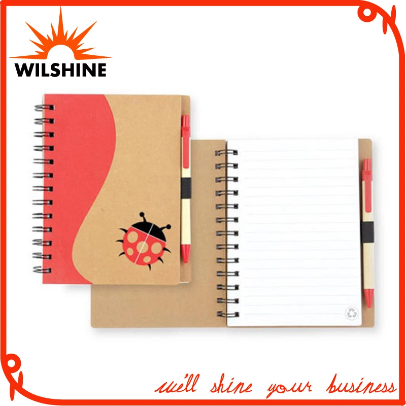 Quality Spiral Notebook with Full Color Printed Cardboard Cover (SNB111)