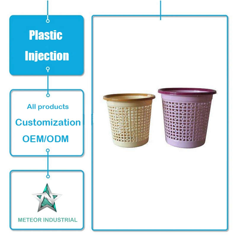 Customized Plastic Injection Moulding Products Daily Use Household Kitchen Plastic Garbage Can