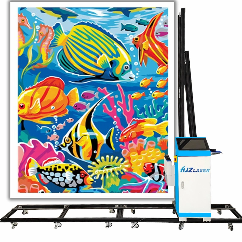 Easy to Carry Compact Light 3D 5D Vertical Wallpen Wall Printer Vivid Printing Effect