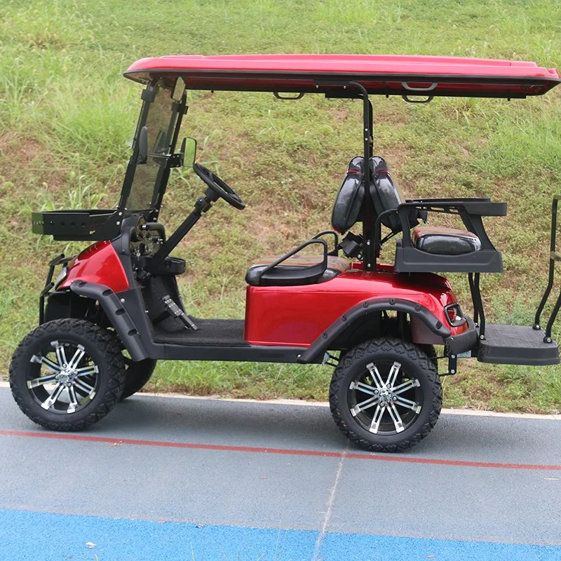 Carrinho de golfe com bateria de lítio de 48 Volts e design personalizado/utilizado Carros de golfe alimentados a gás