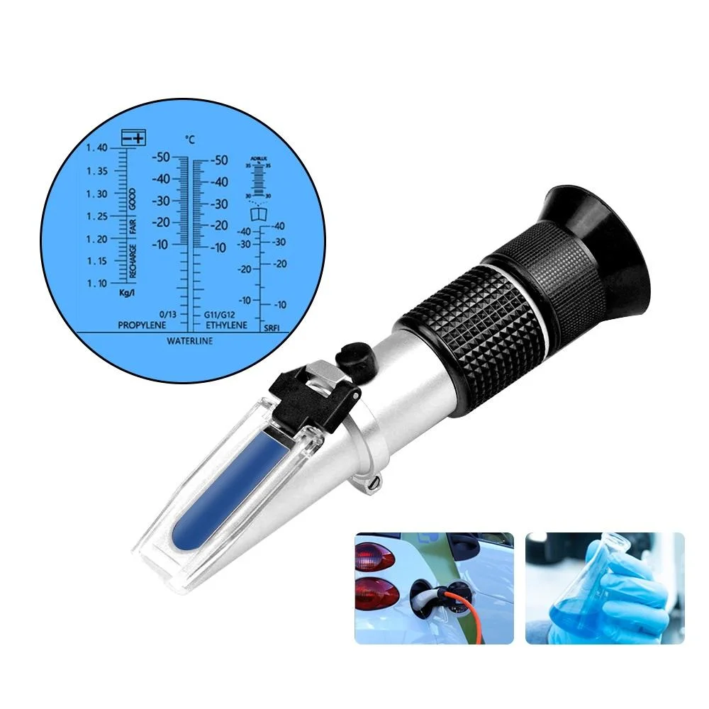 4 in 1 Engine Fluid Car Antifreeze Battery Refractometer Automotive Antifreeze Refractometer