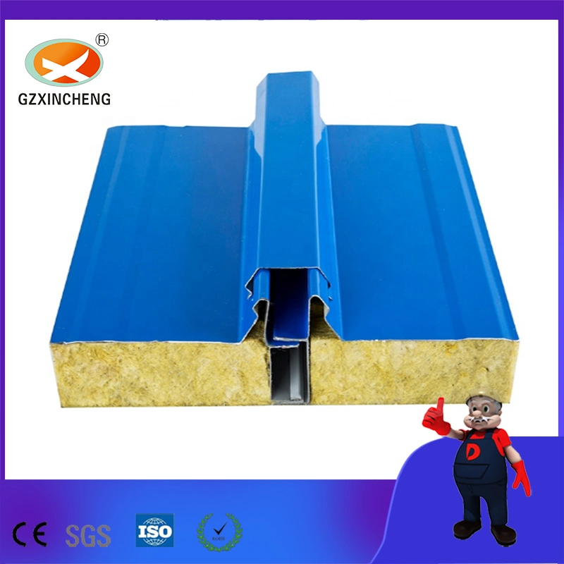 Light House Original Factory Price Rock Wool Sandwich Panel Interior Exterior Roof Wall