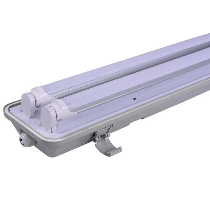 Luz LED Tri-Proof Simva IP65 CCT 3000-6500K 5 PÉS Vapor Tight Linear, fixações à prova de pó fixação LED anticorrosão 58 W para escritório, parques de estacionamento