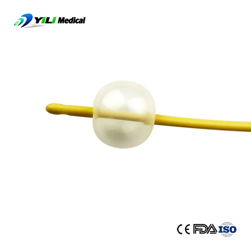 Medical Supply 2 Way Latex Foley Catheters Silicone Coating Hydrophilic Coating