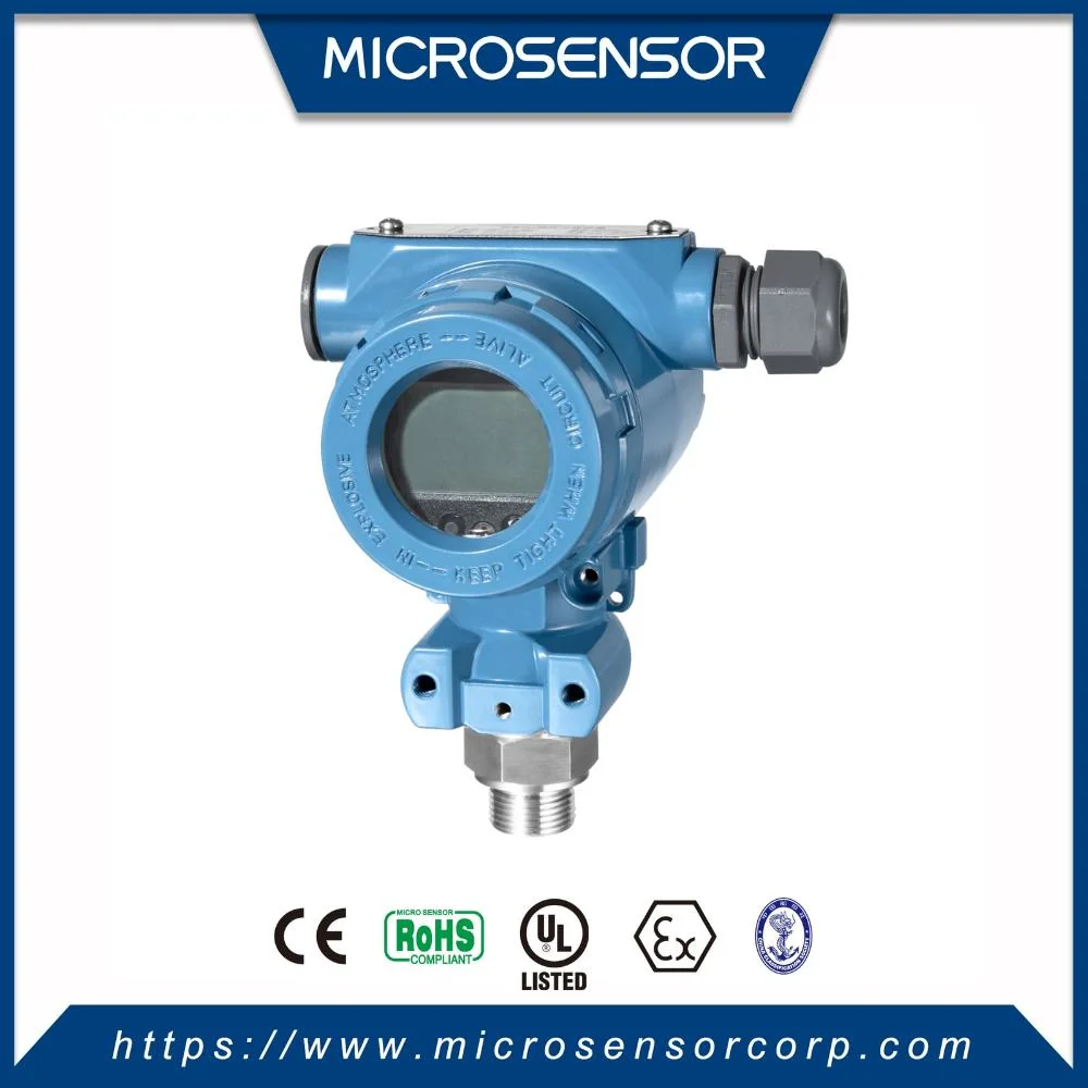 Microsensor MPM486 Digital 2-Wire LCD HART Transmisor de presión para agua Presión de flujo