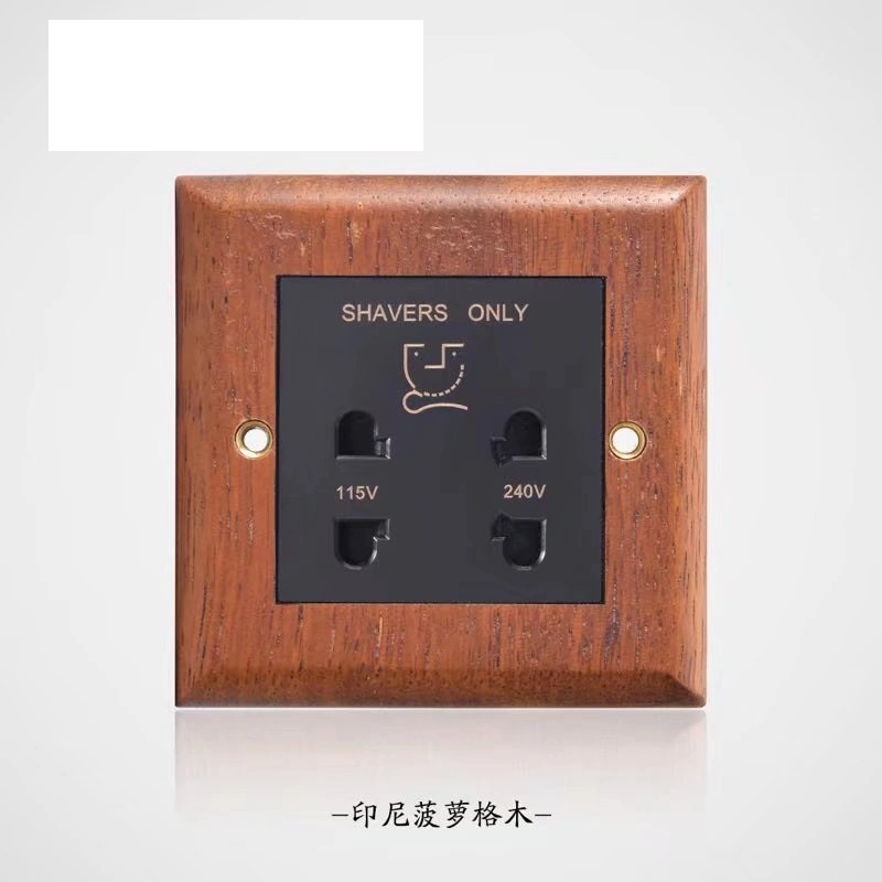 220V 10A Toggle Wall Switch Wood Panel Switch