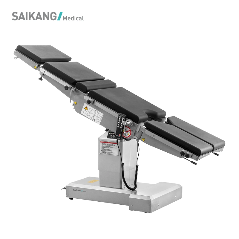 A301 Professional Stainless Steel Medical Treatment Equipment Multifunction Adjustable Electric Surgical Operating Table