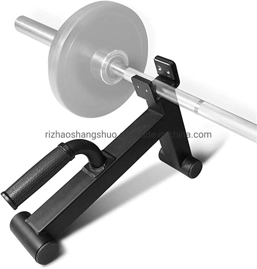 Exercise Machine Full Crossfit Bar Jack Fitness Gym Equipment Weightlifting Bar Deadlift Jack with Handle Max Capacity 400lbs Bar Holder Deadlift Bar Rack