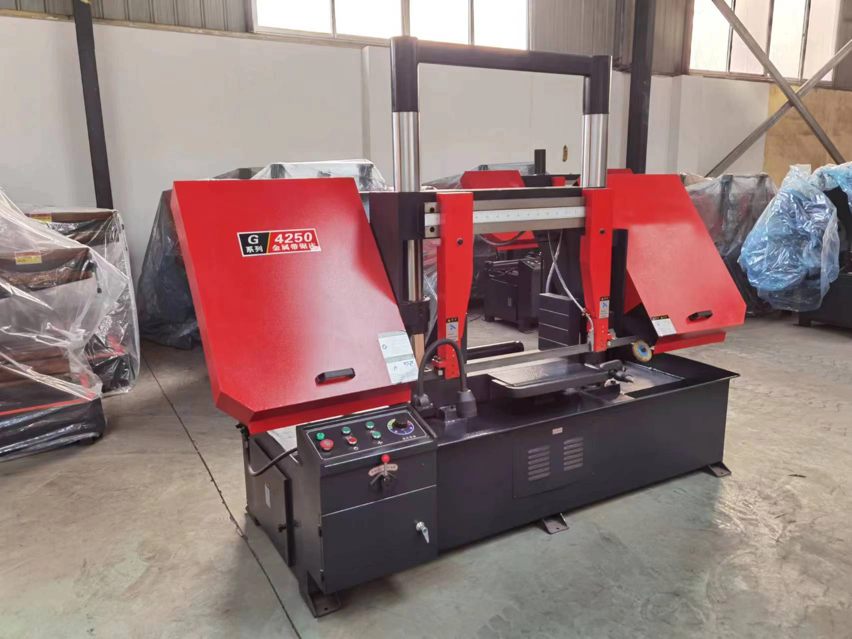 Adv 4250 CNC Automatic Steel Aluminium Cutting Machines Metal Band Saw Machines