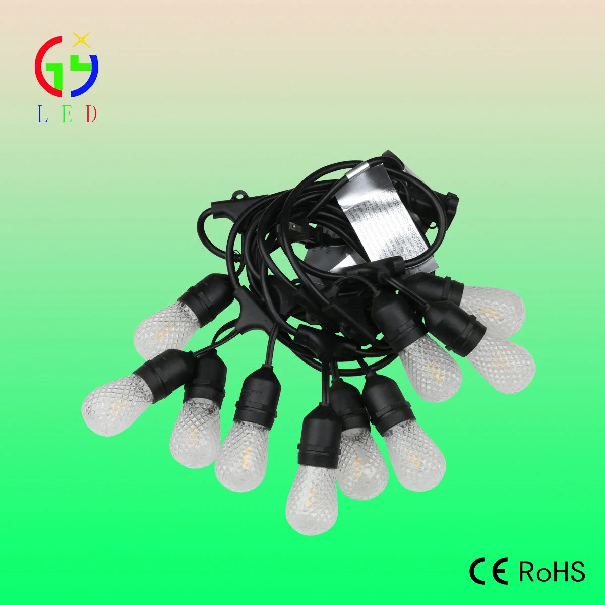 LED S14 PC or Glass Bulbs String Lights Wedding and Party Lighting