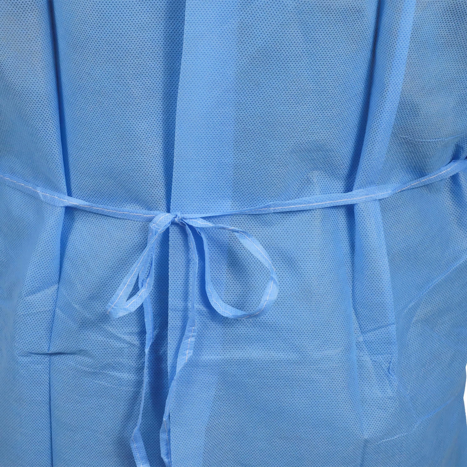 Blue SMS Surgicalgown Isolation Gown Knit Cuff