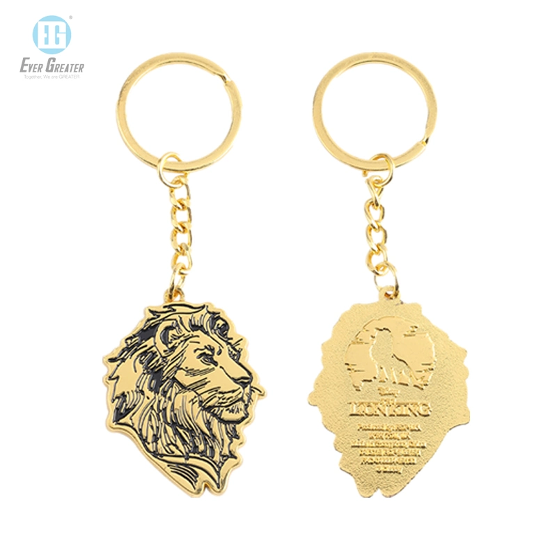 3D Key Hook Gold Chain Metal