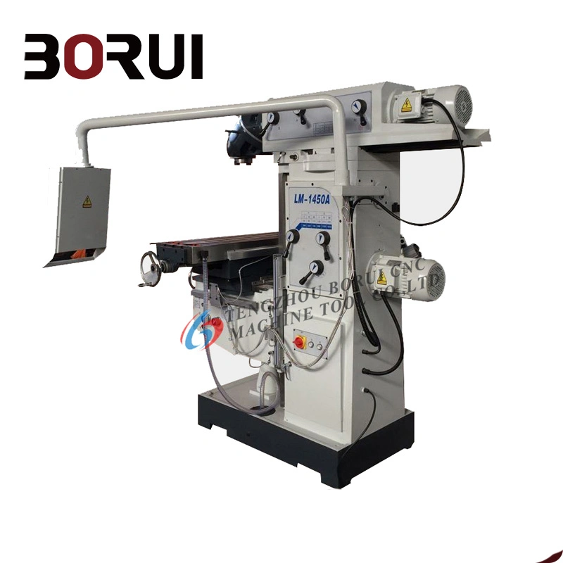 Lm1450 Vertical and Horizontal Swivel Head Universal Milling Machine.