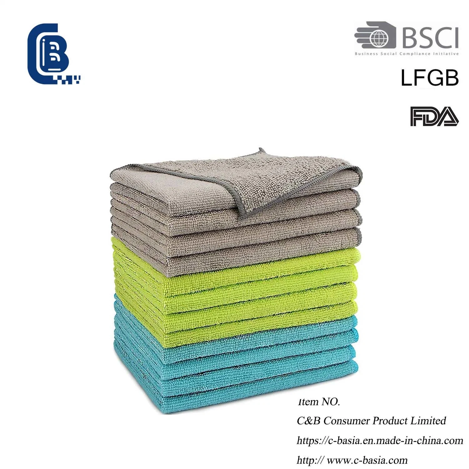 Microfiber Towels for Kitchen, Car, and Dish Cleaning Non-Linting, High-Quality, Highly Absorbent Universal Cloth