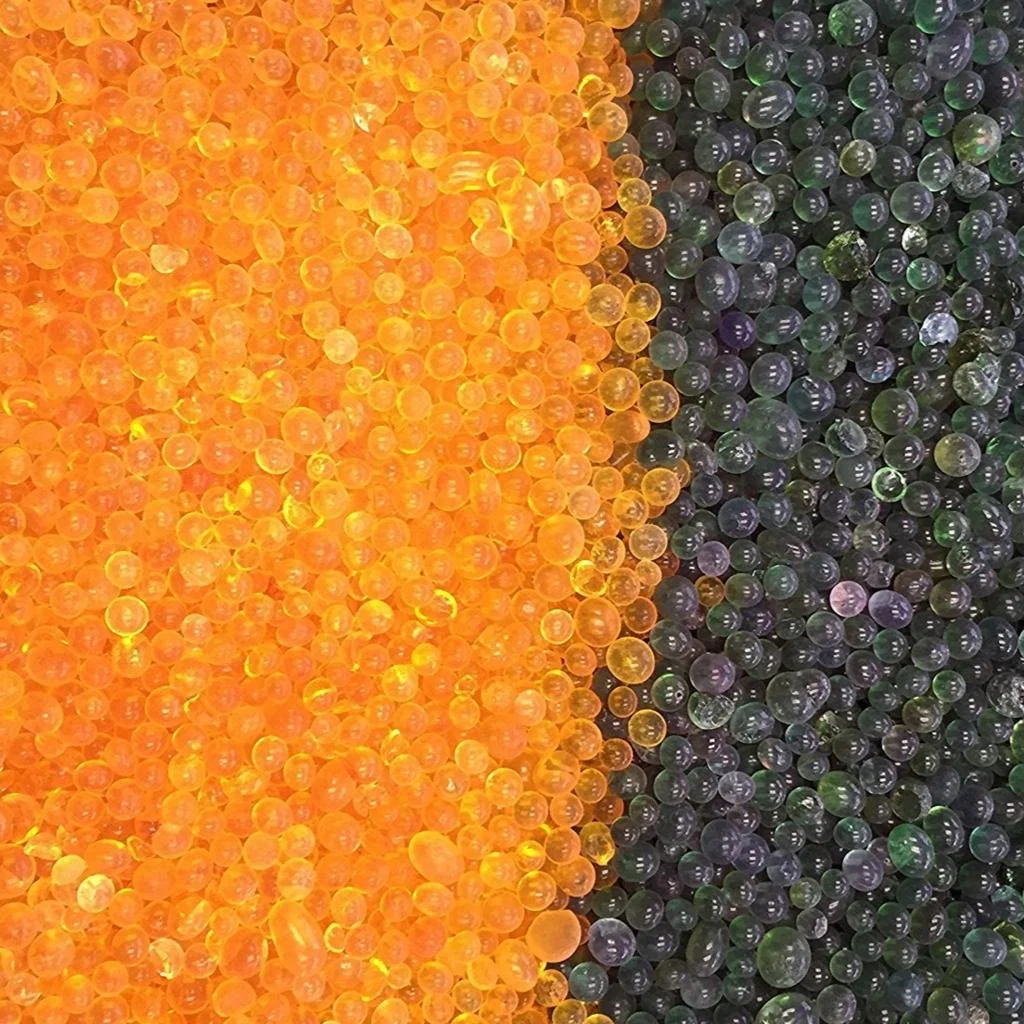 2-4mm Beads Indicating Silica Gel Orange Turns to Green for Transformer/Filter/Desiccant