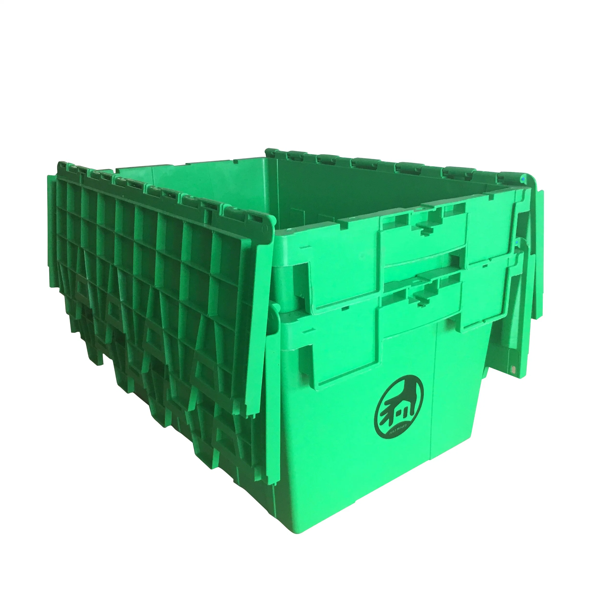 FDA Plastic Storage Crate Boxes in Garments Factory for Cut Garments