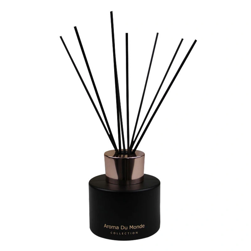 Beste Qualität New Black Luxus Reed Diffusor mit Rose Lids Raumdekoration Guter Reed Diffusor