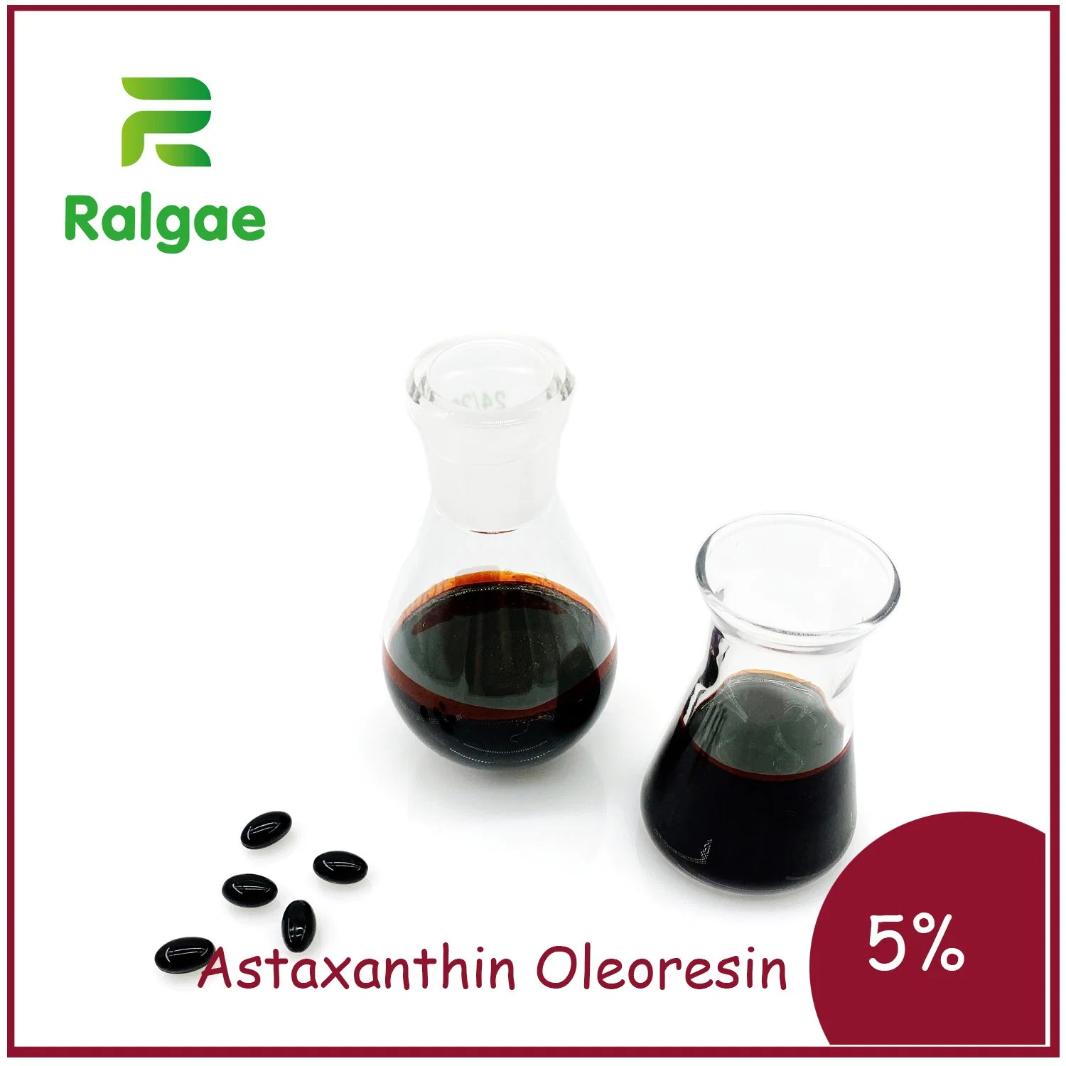 مستخرج إمداد المصنع المعتمد Astaxanthin 5% 10% Oleoresin Food Additive larasmel